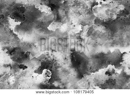 Ink Galaxy Seamless Pattern