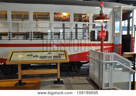 Electric City Trolley Museum in Scranton, Pennsylvania