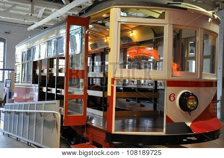 Electric City Trolley Museum in Scranton, Pennsylvania