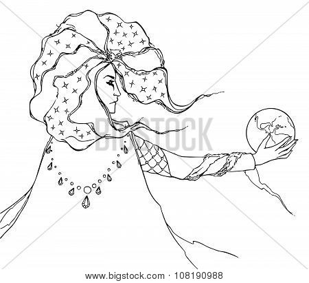 Astrologer wizard man