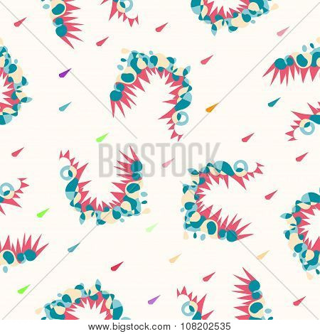 Abstract Seamless Color Pattern Vector Background