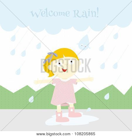 Welcome rain!