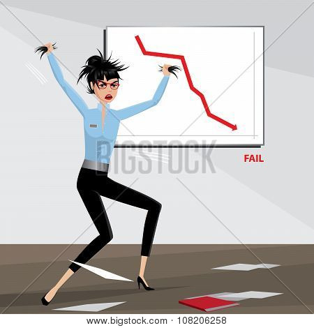 Angry Businesswoman