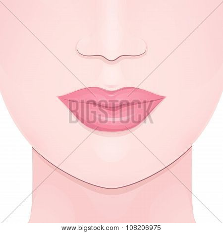 female full lips
