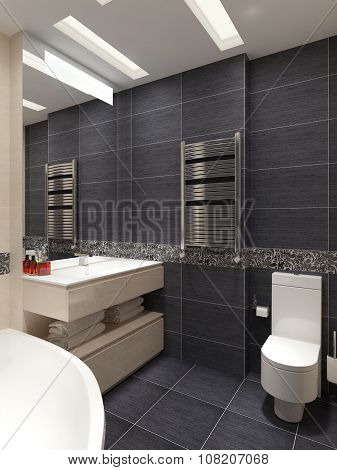 Master Bathroom Contemporary Style