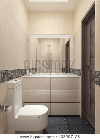 Guest Bathroom In A Modern Style