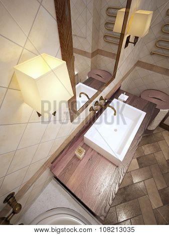 Bathroom In Provence Style