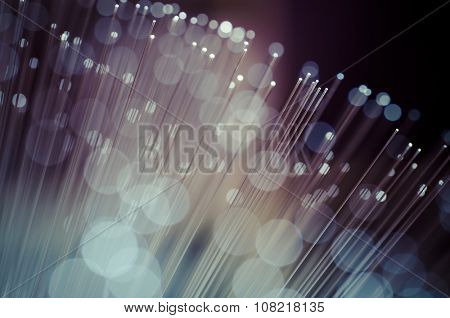 Luminosity, Fiber optic cables, fibre connection, telecomunications concept.