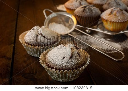 Muffins And Baking Sieve
