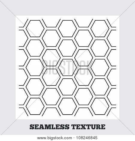 Hex stripped grid seamless pattern.
