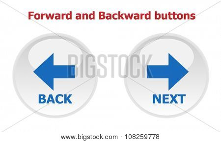 Back and Next buttons