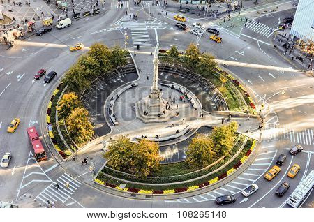 Columbus Circle, Central Park South - New York City