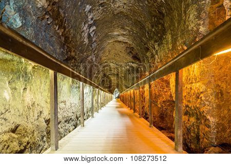 Ancient Tunnel Of Megiddo, Israel