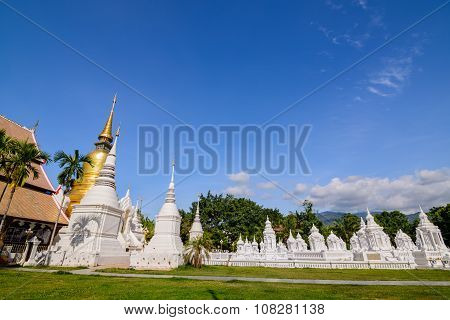 Wat Suan Dok (monastery) in Chiang Mai Thailand