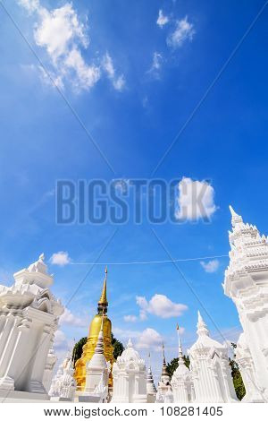 Wat Suan Dok (monastery) in Chiang Mai Thailand