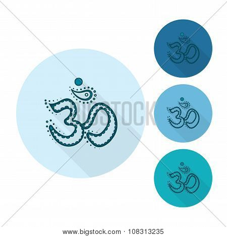 Diwali. Indian Festival Icon