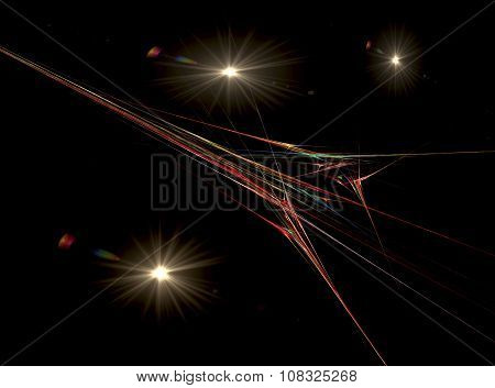 Space Race. Fractal.