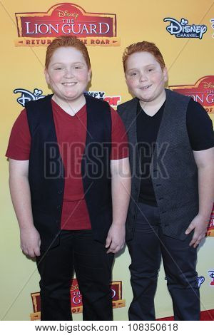 LOS ANGELES - NOV 14:  Matthew Royer, Benjamin Royer at the 