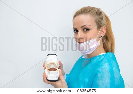 woman dentist