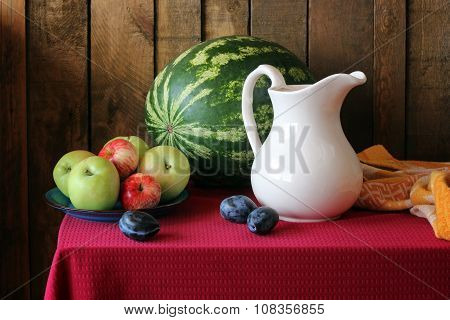 Still Life With A White Jug
