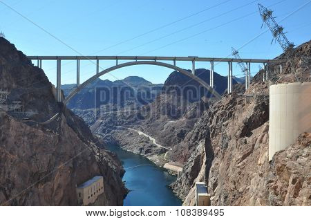 Mike O'Callaghan-Pat Tillman Memorial Bridge at Hoover Dam