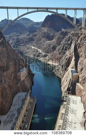 Mike O'Callaghan-Pat Tillman Memorial Bridge at Hoover Dam