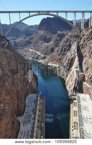 Mike O'Callaghan-Pat Tillman Memorial Bridge at Hoover Dam