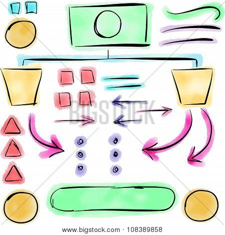 Hand Drawn Doodads And Sketches And Elements. Put These On Your Infographics And Certificates. Yes.