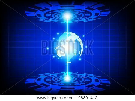Vector Abstract Future Technology