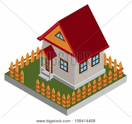 Small Isometric House
