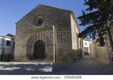 Romanesque Church Of Santa Cruz, Baeza, Province Of Jaen, Andalusia, Spain