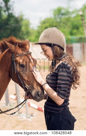 Girl and horse