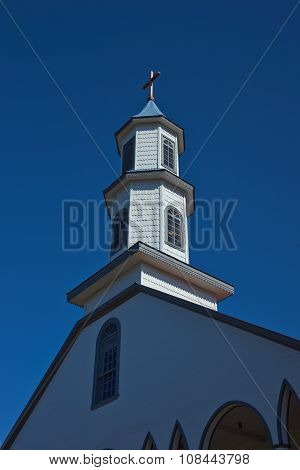 Church in Dalcahue - Chiloe - Chile