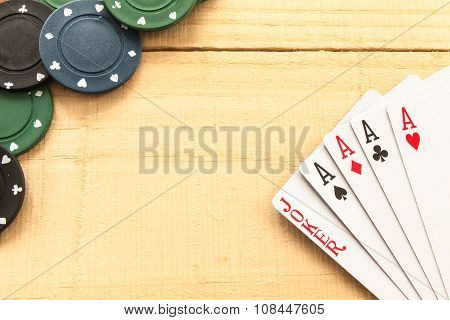 Game on wood