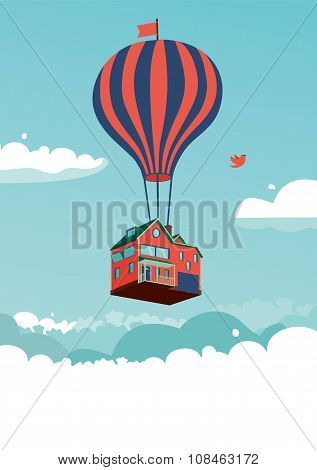 House above the clouds