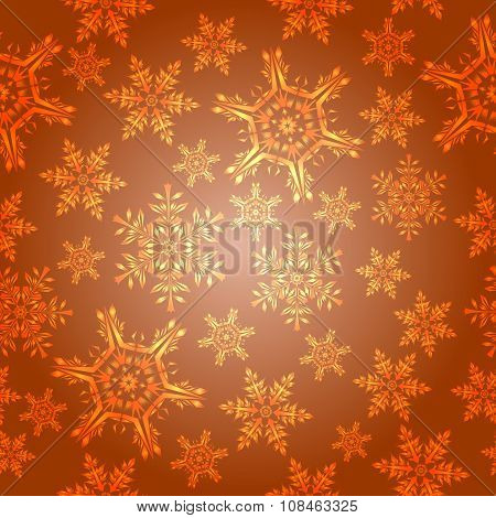 Orange  Seamless Background