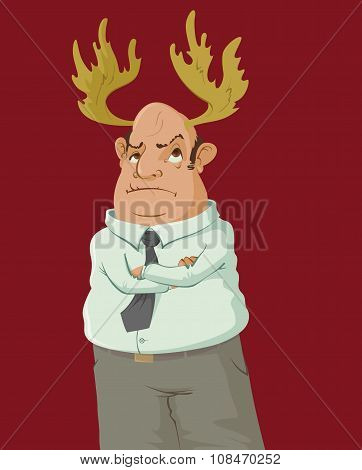 Man With Horns