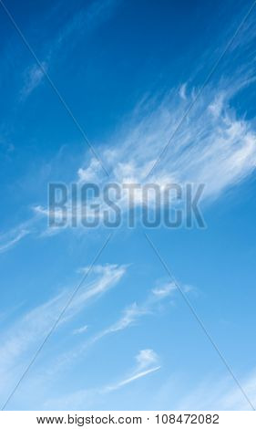bridht blue sky with clouds