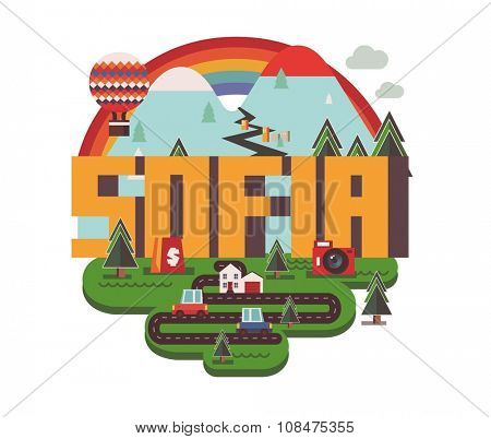 Sofia city in Bulgaria is a beautiful destination to visit for tourism.