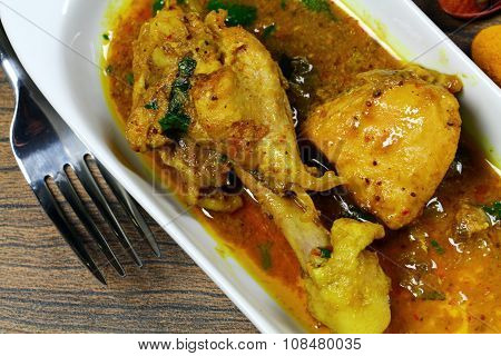 Indian Chicken Chettinad curry