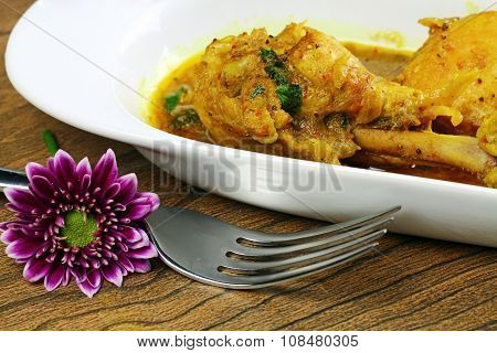 Indian Chicken Chettinad curry
