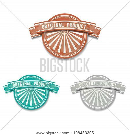 Grunge badges