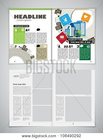 Design newspaper template