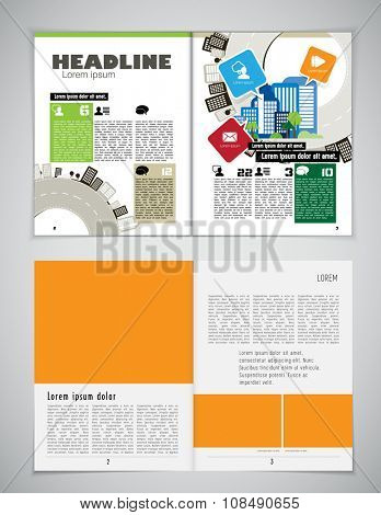 Design newspaper template
