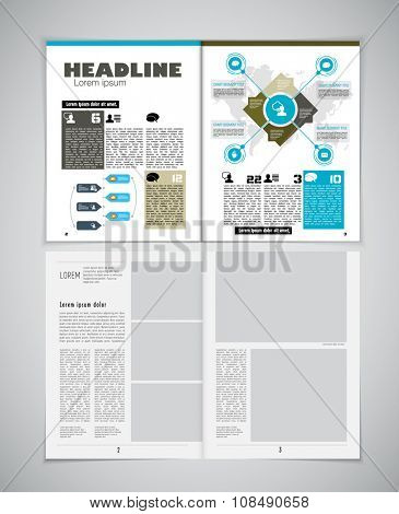 Design newspaper template