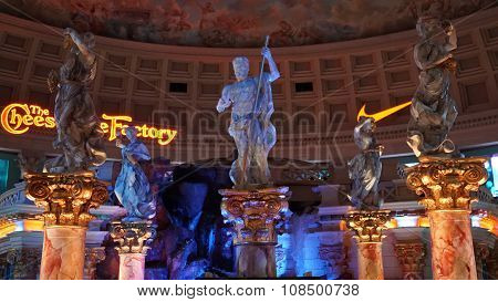 Fall of Atlantis show at Forum Shops in Las Vegas