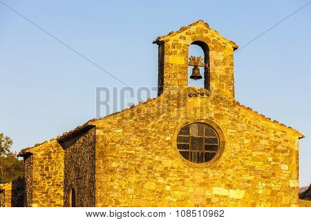 close up of Chapel St. Jean de Crupies, Rhone-Alpes, France