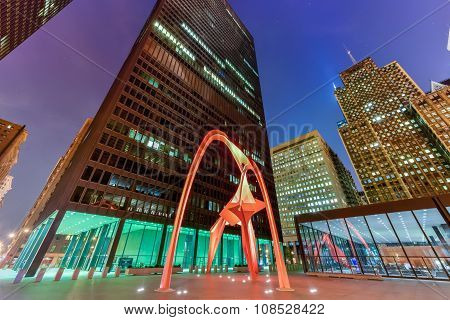 Flamingo Sculpture - Federal Plaza - Chicago