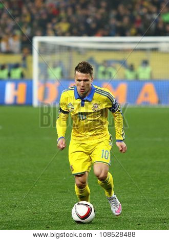 Yevhen Konoplyanka Of Ukraine