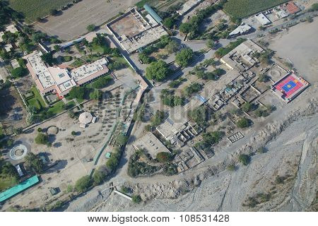 Aerial View Of Nazca Town In Peru.